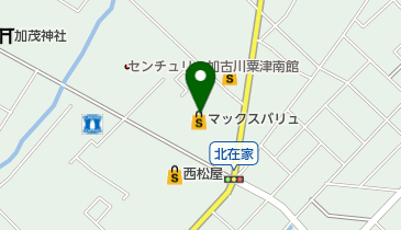 マックスバリュ 北在家店 トイレの地図画像