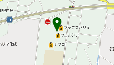 マックスバリュ 水足店 トイレの地図画像