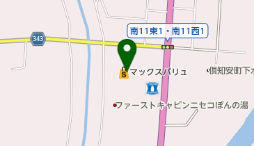 マックスバリュ 倶知安店 トイレの地図画像
