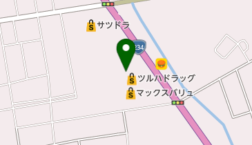 マックスバリュ 栗山店 トイレの地図画像