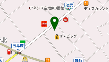 ザ・ビッグ 福岡空港東店 トイレの地図画像