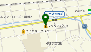 マックスバリュ 篠栗店 トイレの地図画像