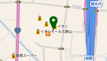 イオン 久御山店 トイレの地図画像