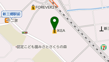 IKEA新三郷 2F レストラン横 トイレの地図画像
