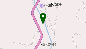 妻籠宿 中央駐車場 トイレの地図画像