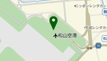 松山空港 トイレの地図画像