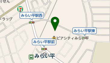 カスミ みらい平駅前店 トイレの地図画像