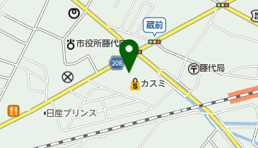 カスミ 藤代店 トイレの地図画像