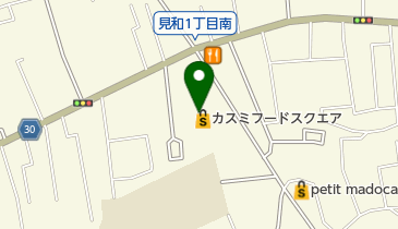 カスミ フードスクエア水戸見川店 トイレの地図画像