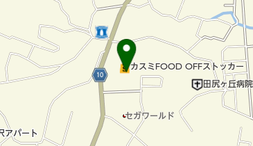 カスミ FOOD OFFストッカー田尻店 トイレの地図画像