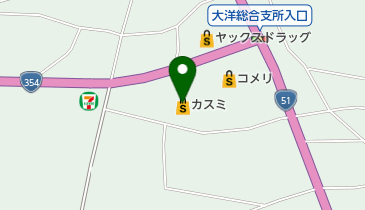 カスミ 大洋店 トイレの地図画像