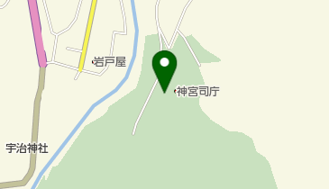 伊勢神宮 内宮 トイレの地図画像