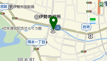 百五銀行 伊勢支店 トイレの地図画像