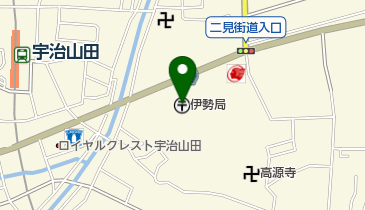 伊勢郵便局 トイレの地図画像