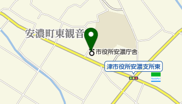 津市安濃町総合支所 トイレの地図画像