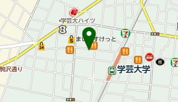 TSUTAYA 学芸大店 トイレの地図画像