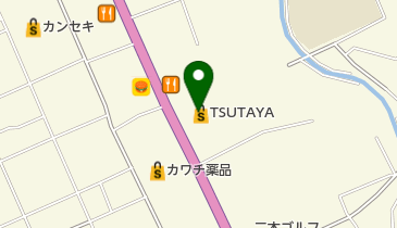 TSUTAYA 宇都宮戸祭店 トイレの地図画像