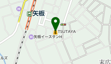 うさぎやTSUTAYA 矢板店 トイレの地図画像