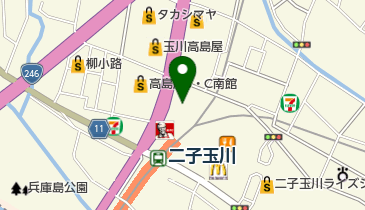 FUTAKOTAMAGAWA rise Dogwood Plaza 2階 トイレの地図画像