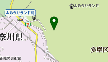 よみうりランド スカイゲート横 トイレの地図画像