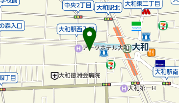 東横イン 大和駅前 トイレの地図画像