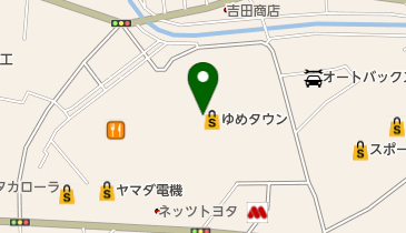 ゆめタウン徳島 トイレの地図画像