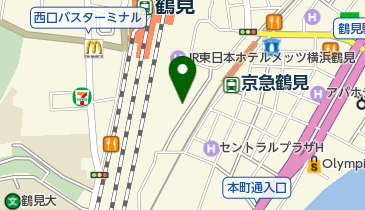 鶴見シークレイン トイレの地図画像