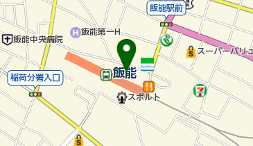 飯能PePe 2階 トイレの地図画像