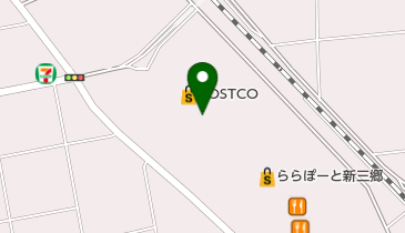 コストコホールセール 新三郷倉庫店 トイレの地図画像