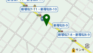 ドコモショップ新琴似店 トイレの地図画像