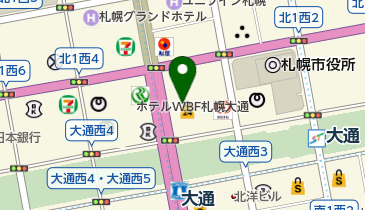 ドコモショップ大通ビッセ店 トイレの地図画像