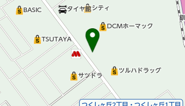 ドコモショップ網走つくしヶ丘店 トイレの地図画像