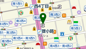 ドコモショップポールタウン店 トイレの地図画像