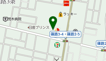 ドコモショップ篠路店 トイレの地図画像