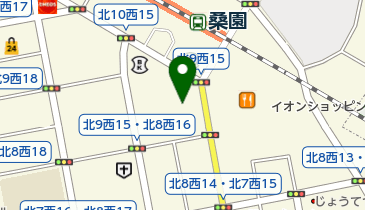 ドコモショップ桑園店 トイレの地図画像