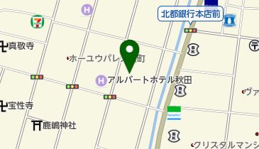 ドコモショップ秋田店 トイレの地図画像
