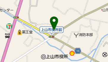 ドコモショップ上山店 トイレの地図画像