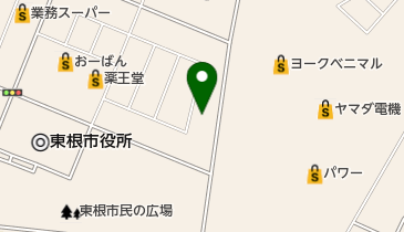 ドコモショップ東根店 トイレの地図画像