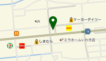 ドコモショップいわき湯本店 トイレの地図画像