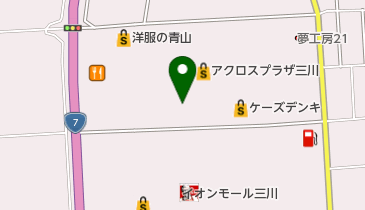 ドコモショップ三川店 トイレの地図画像