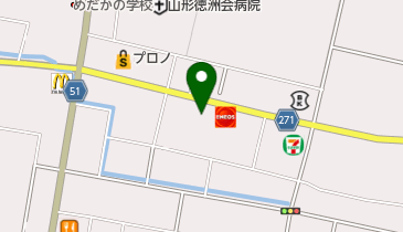 ドコモショップ山形西店 トイレの地図画像