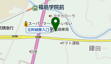 ドコモショップ福島北店 トイレの地図画像