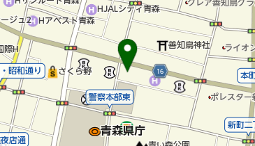 ドコモショップ青森新町店 トイレの地図画像