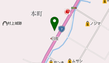 ドコモショップ村上店 トイレの地図画像