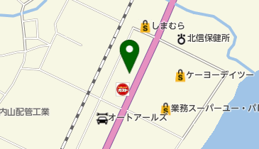 ドコモショップ飯山店 トイレの地図画像