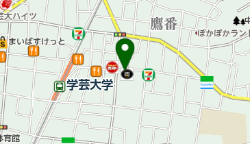 ドコモショップ学芸大学店 トイレの地図画像
