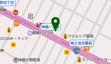 ドコモショップ鹿島店 トイレの地図画像