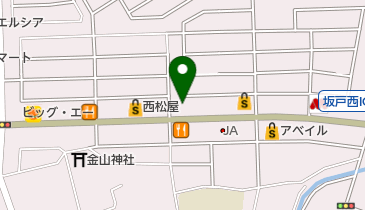 ドコモショップ坂戸にっさい店 トイレの地図画像