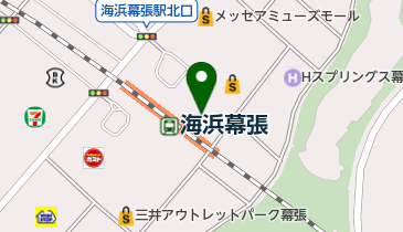ドコモショップ海浜幕張店 トイレの地図画像