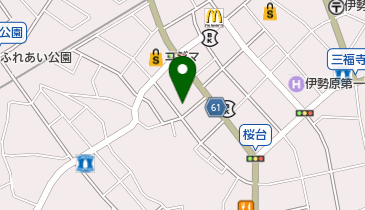 ドコモショップ伊勢原店 トイレの地図画像